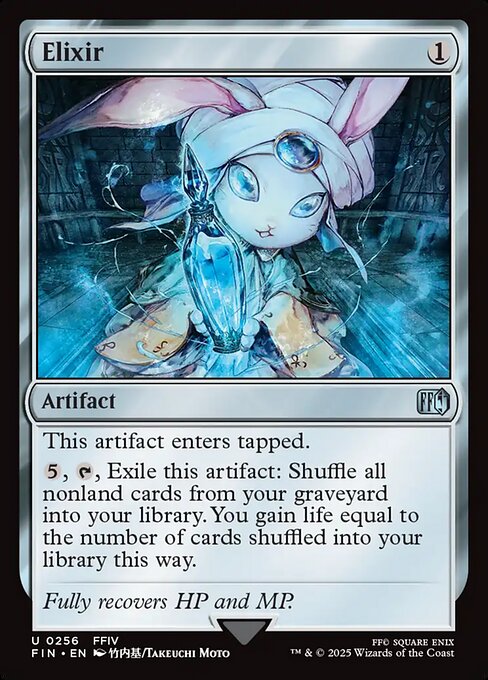 Elixir - Final Fantasy Magic card