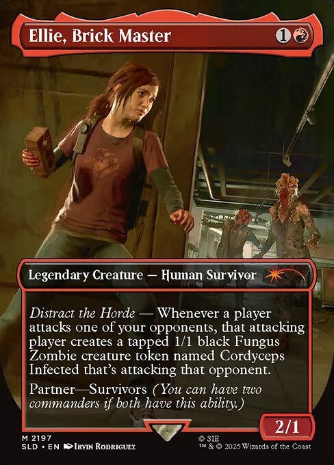 Ellie, Brick Master - Secret Lair Drop Magic card