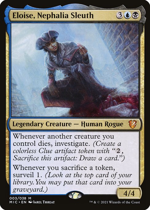 Eloise, Nephalia Sleuth - Midnight Hunt Commander (#3) - Illustrated by Jarel Threat - Magic: The Gathering Card