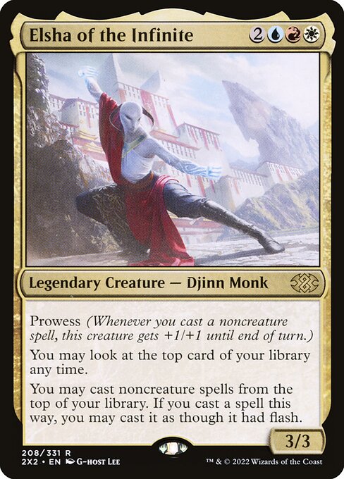 Elsha of the Infinite - Double Masters 2022 Magic card
