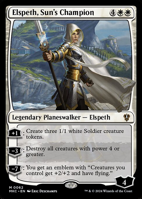 Elspeth, Sun's Champion - Murders at Karlov Manor Commander Magic card