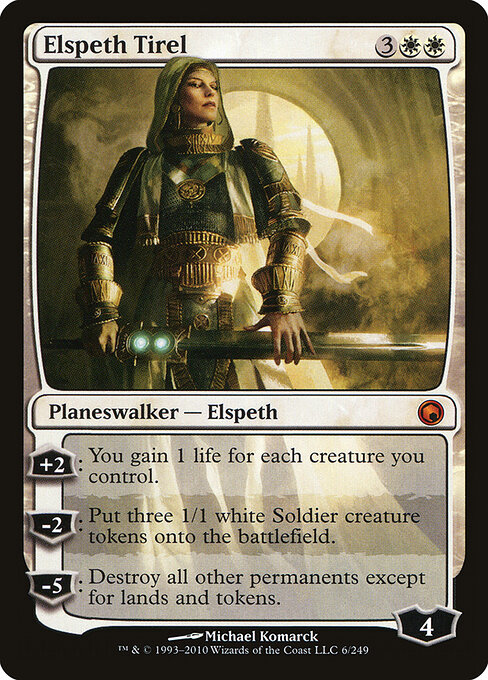 Elspeth Tirel - Scars of Mirrodin Magic card