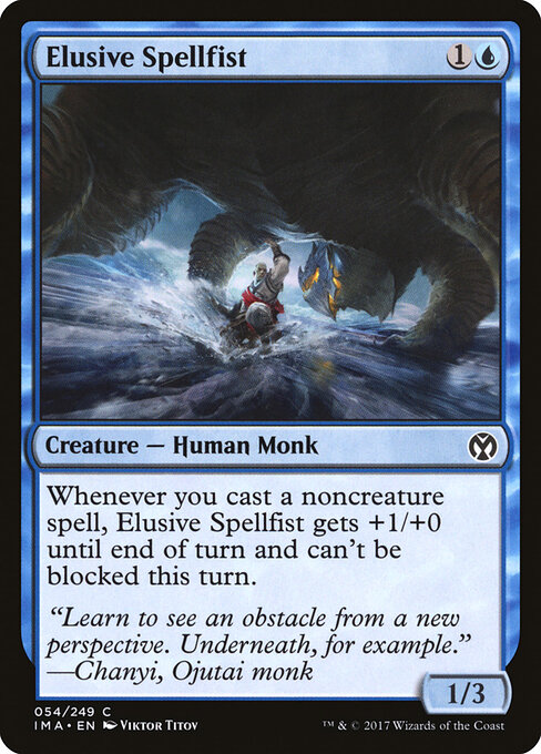 Elusive Spellfist - Iconic Masters Magic card