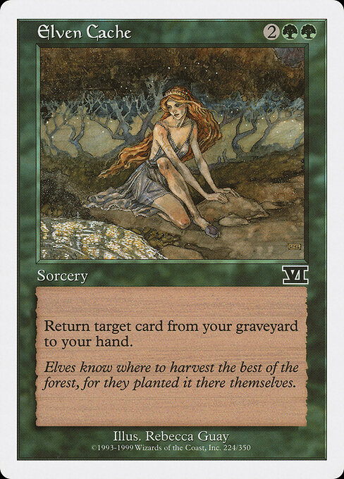Elven Cache - Classic Sixth Edition Magic card