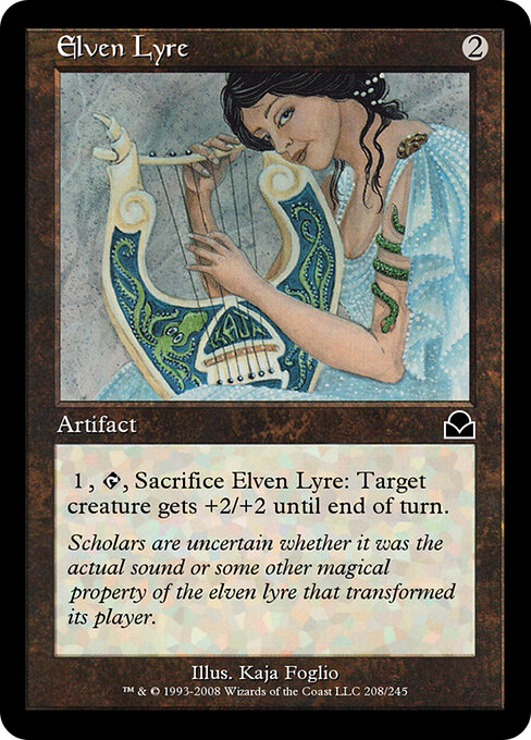 Elven Lyre - Masters Edition II Magic card