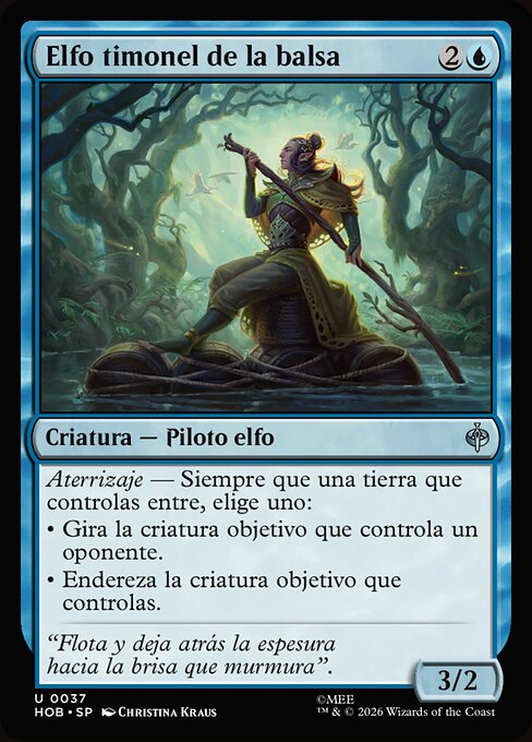 Elven Raft-Steerer