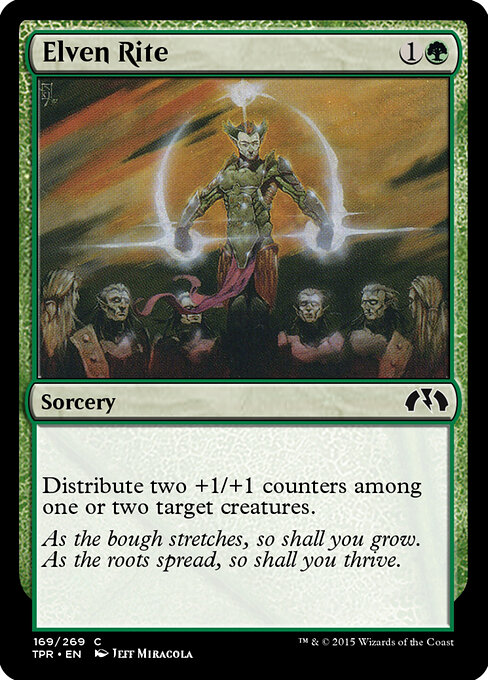 Elven Rite - Tempest Remastered Magic card