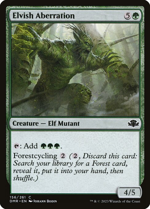 Elvish Aberration - Dominaria Remastered Magic card