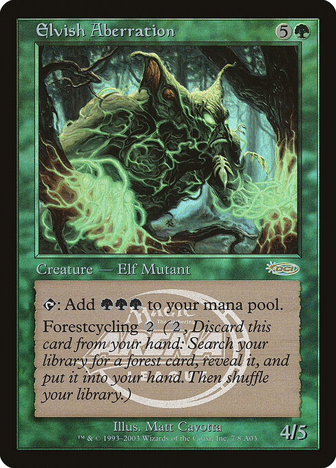 Aberration elfe (Elvish Aberration) - Scourge (#118) - Illustrated by Matt Cavotta - Magic: The Gathering Card
