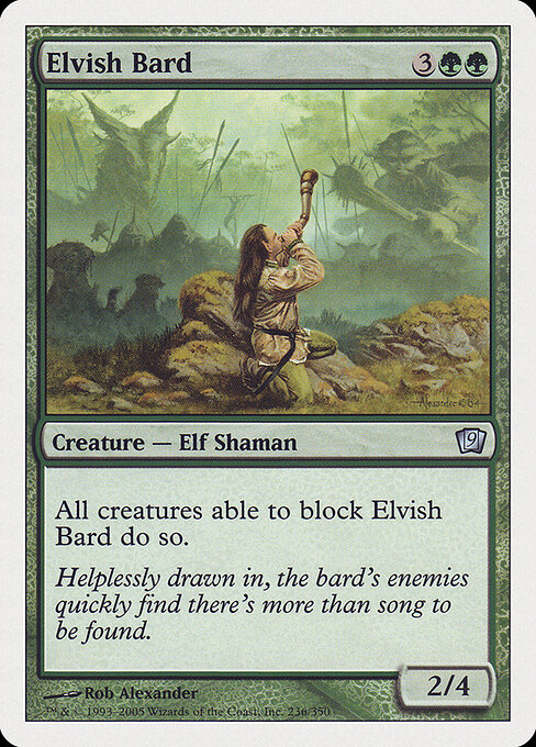 Elvish Bard - Ninth Edition Magic card