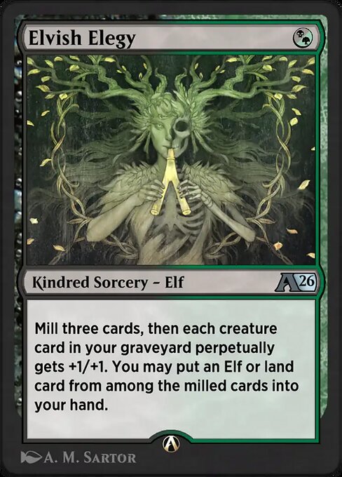 Elvish Elegy - Alchemy: Lorwyn Eclipsed Magic card