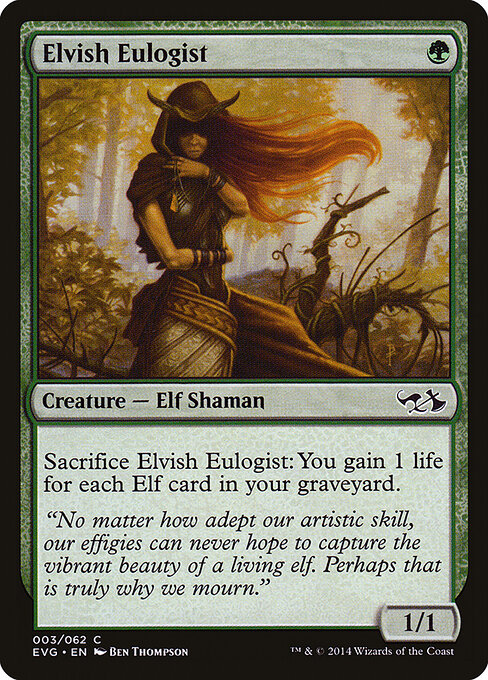 Elvish Eulogist - Duel Decks Anthology: Elves vs. Goblins Magic card