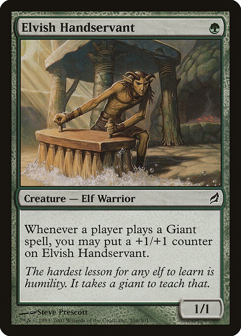 Elvish Handservant - Lorwyn Magic card