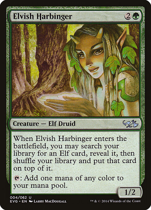 Elvish Harbinger - Duel Decks Anthology: Elves vs. Goblins Magic card