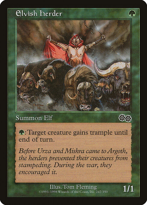 Elvish Herder - Urza's Saga Magic card
