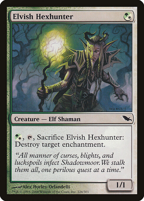 Elvish Hexhunter - Shadowmoor Magic card