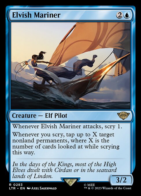 Elvish Mariner - The Lord of the Rings: Tales of Middle-earth Magic card