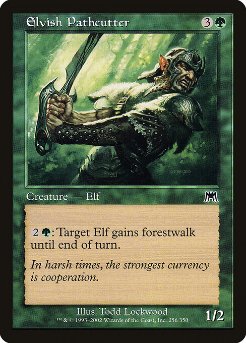 Elvish Pathcutter - Onslaught Magic card