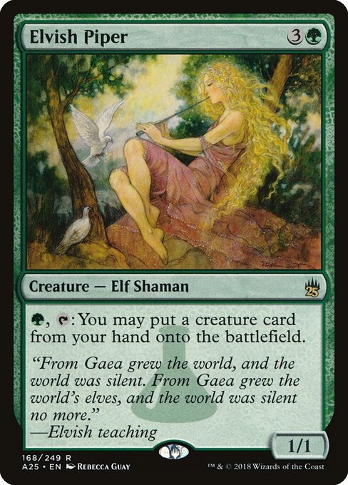 Elvish Piper - Masters 25 Magic card