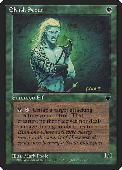 Elvish Scout - Fallen Empires Magic card