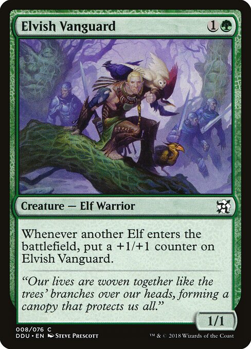 Elvish Vanguard - Duel Decks: Elves vs. Inventors Magic card