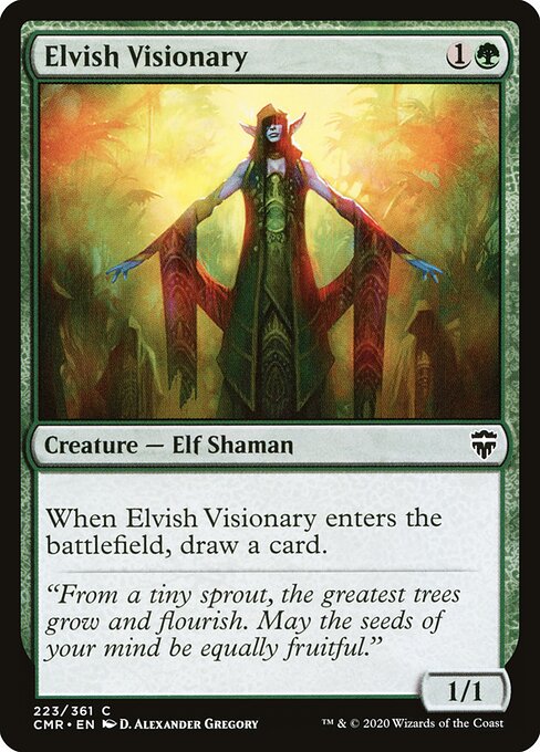 Elvish Visionary - Commander Legends Magic card