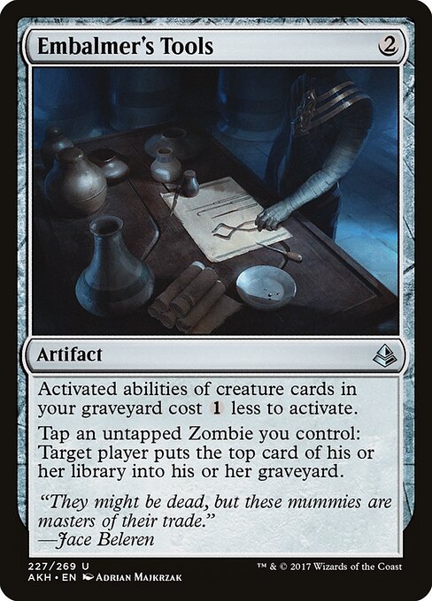 Embalmer's Tools - Amonkhet Magic card