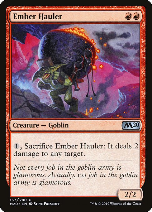 Ember Hauler - Core Set 2020 Magic card