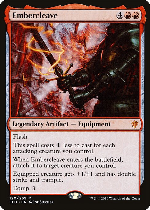 Embercleave - Throne of Eldraine Magic card