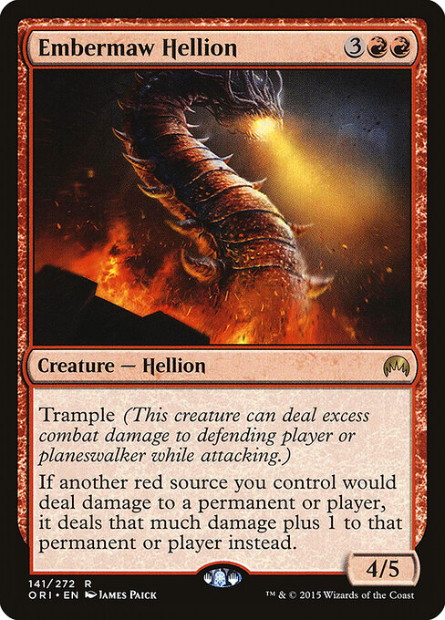 Embermaw Hellion - Magic Origins Magic card