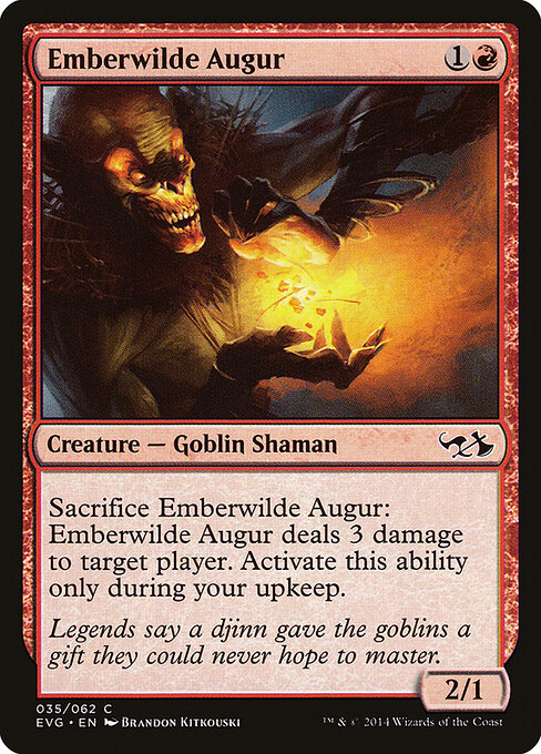 Emberwilde Augur - Duel Decks Anthology: Elves vs. Goblins Magic card