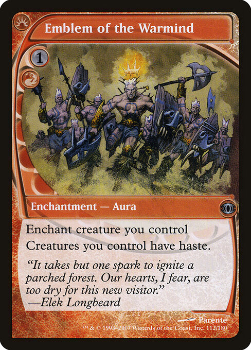 Emblem of the Warmind - Future Sight Magic card