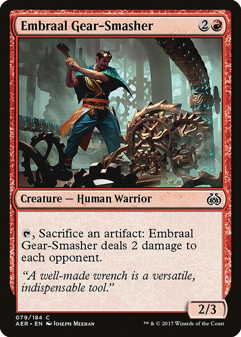 Embraal Gear-Smasher - Aether Revolt Magic card