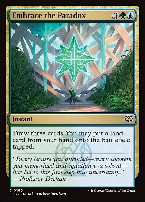 Embrace the Paradox - Secrets of Strixhaven Magic card