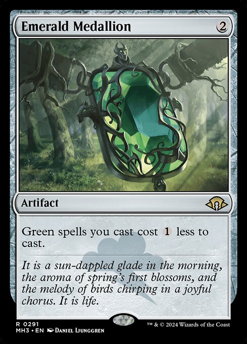 Emerald Medallion - Modern Horizons 3 Magic card