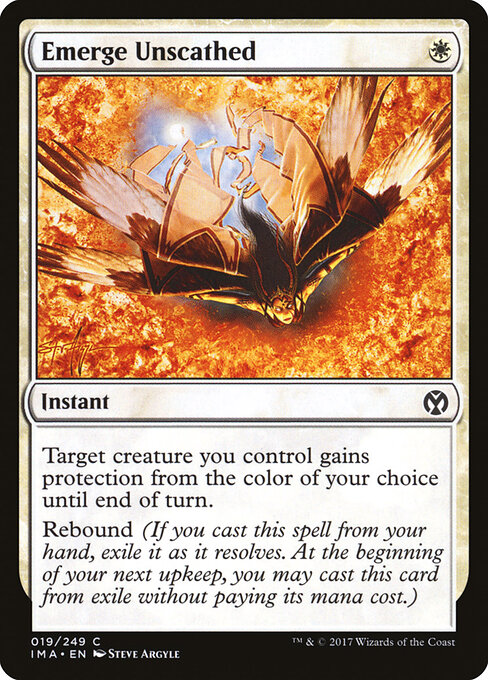Emerge Unscathed - Iconic Masters Magic card