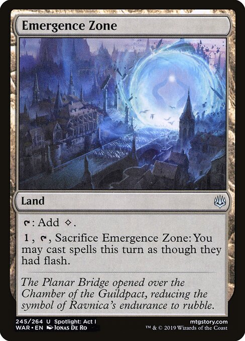 Emergence Zone - War of the Spark Magic card