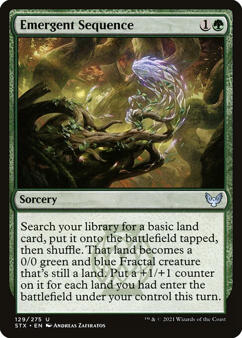 Emergent Sequence - Strixhaven: School of Mages Magic card