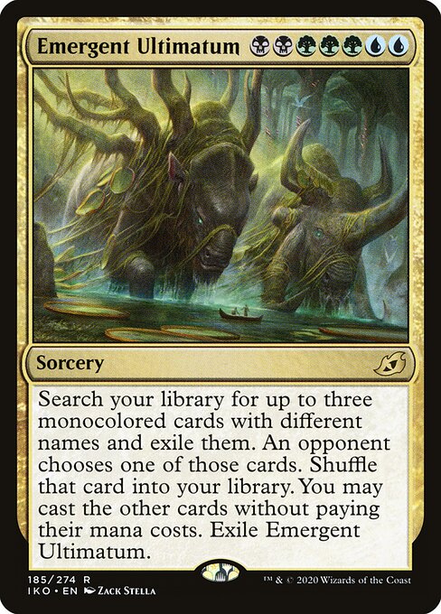 Emergent Ultimatum - Ikoria: Lair of Behemoths Magic card