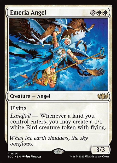 Emeria Angel - Tarkir: Dragonstorm Commander Magic card