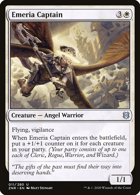 Emeria Captain - Zendikar Rising Magic card