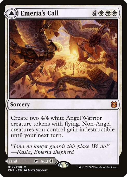 Emeria's Call // Emeria, Shattered Skyclave - Zendikar Rising Magic card
