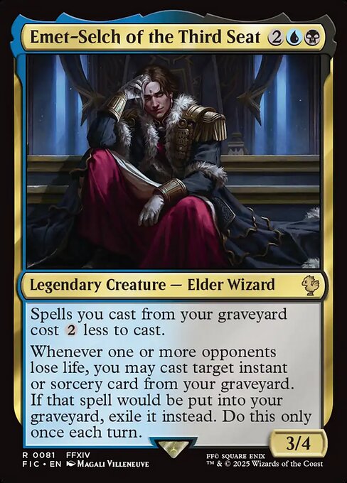 Emet-Selch of the Third Seat - Final Fantasy Commander Magic card