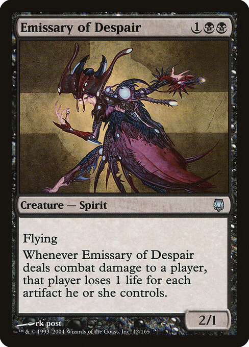 Emissary of Despair - Darksteel Magic card
