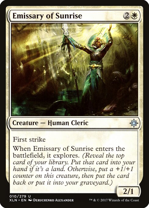 Emissary of Sunrise - Ixalan Magic card