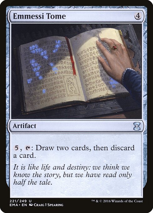 Emmessi Tome - Eternal Masters Magic card