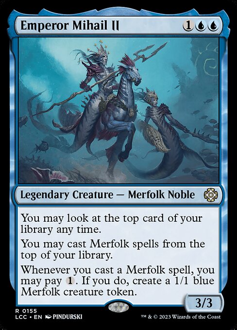 Emperor Mihail II - The Lost Caverns of Ixalan Commander (#155) - Illustrated by PINDURSKI - Magic: The Gathering Card