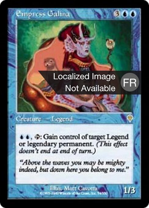 Emperatriz Galina (Empress Galina) - Invasion (#54) - Illustrated by Matt Cavotta - Magic: The Gathering Card