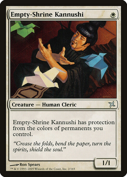 Empty-Shrine Kannushi - Betrayers of Kamigawa Magic card