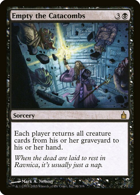 Empty the Catacombs - Ravnica: City of Guilds Magic card